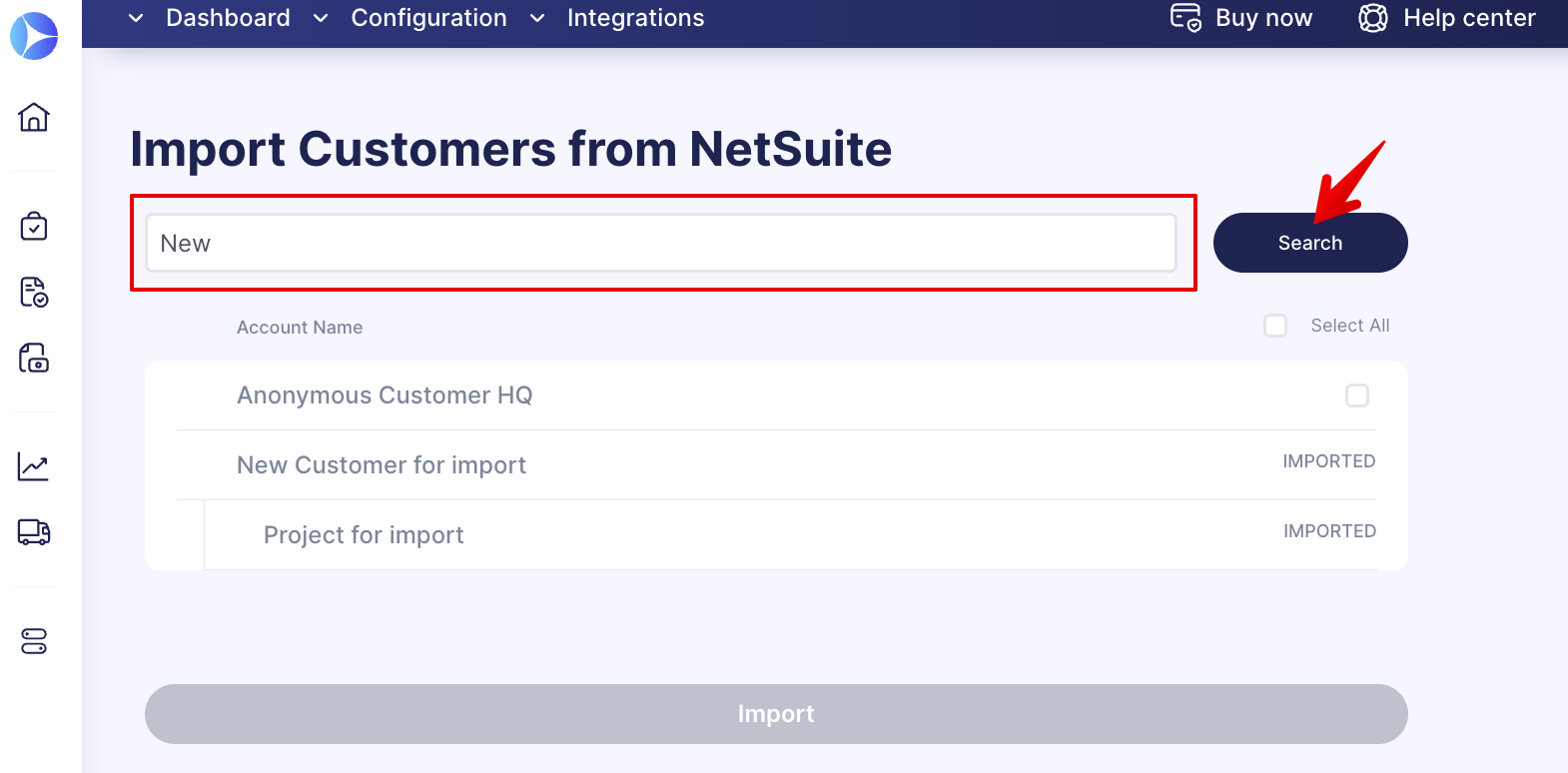 Netsuite Customers And Projects Integration Netsuite Customers And Projects Integration